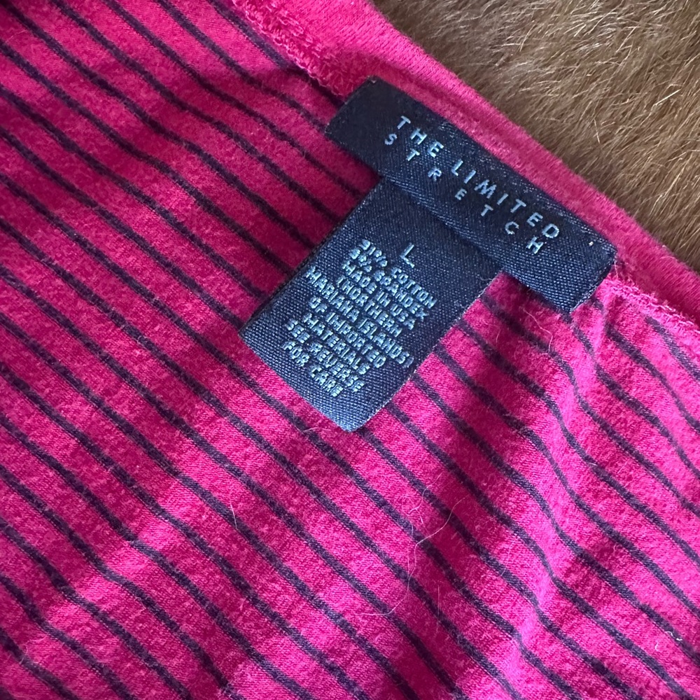 Red and black stripe shirt